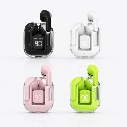 Air 31 Transparent Wireless Earbuds With Free Silicone Pouch and Box Bluetooth