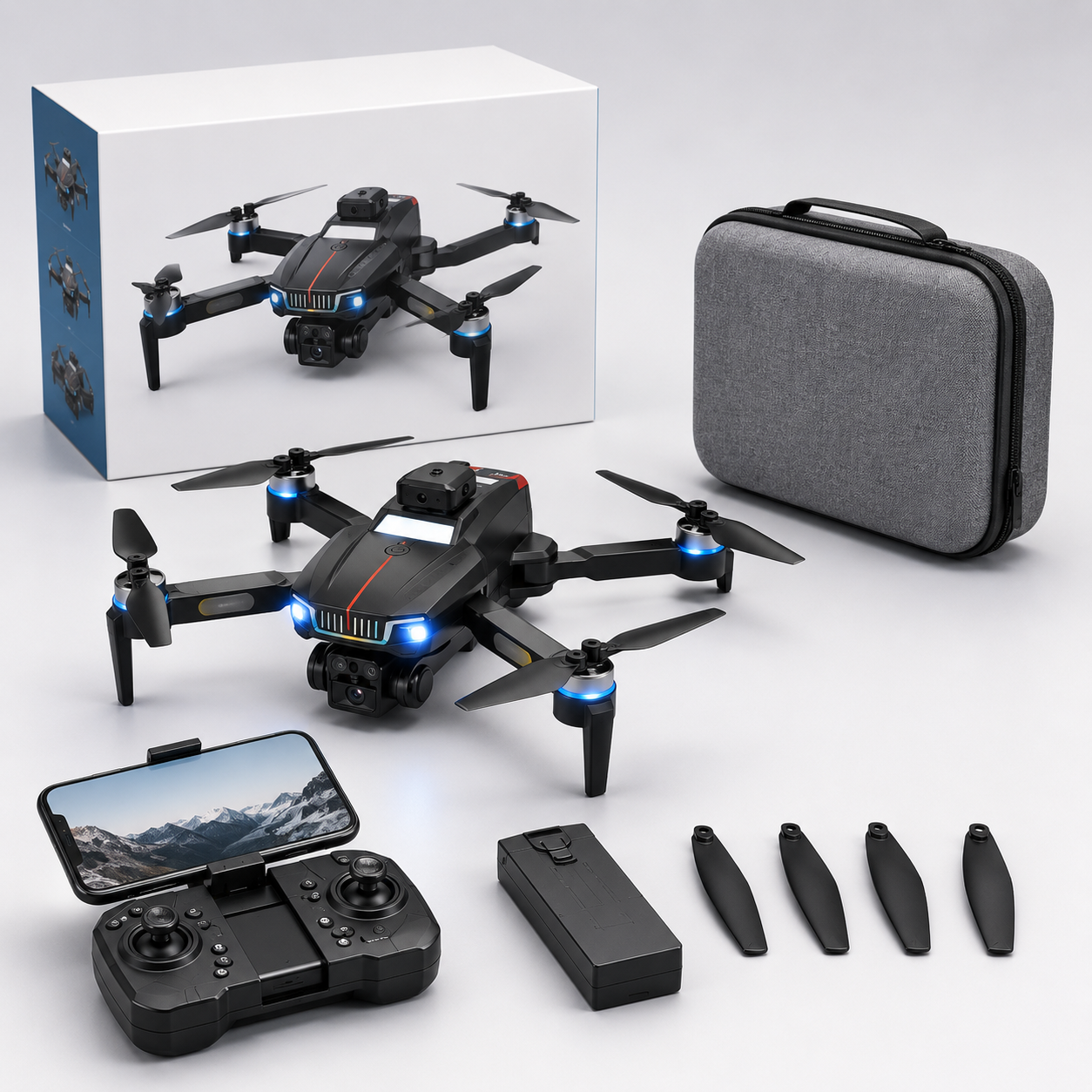 J6 Pro Drone Brushless Motors HD Camera RC Quadcopter with Wi-Fi FPV