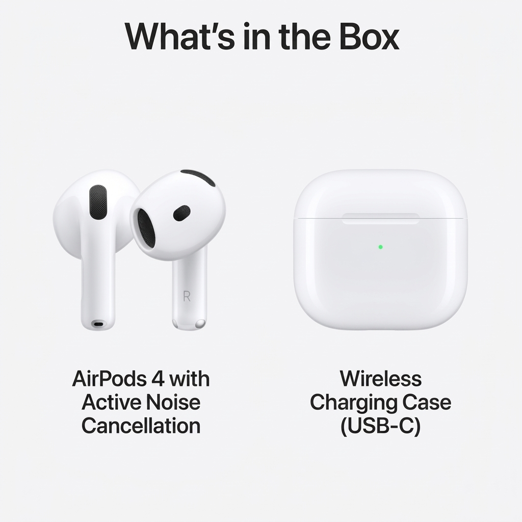Apple AirPods 4th Gen | ANC | iPhone Pop-Up Wireless Earbuds