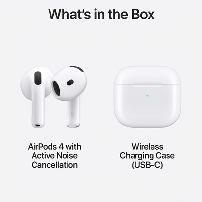 Apple AirPods 4th Gen | ANC | iPhone Pop-Up Wireless Earbuds