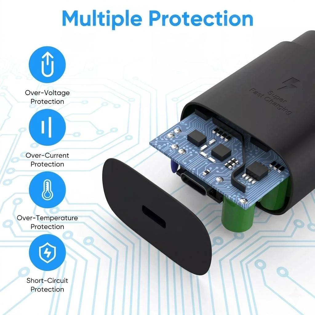 Samsung 25W Fast Charger | Type-C PD Wall Adapter