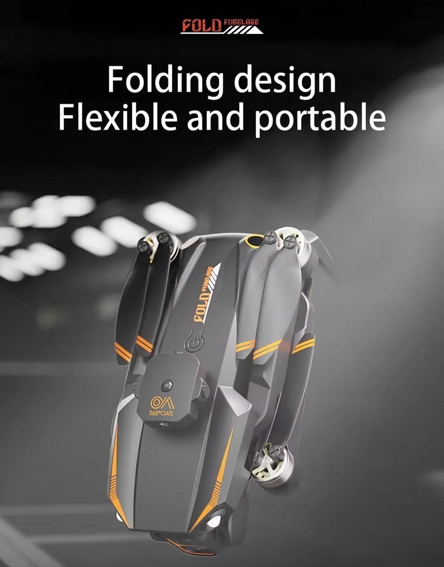S26 Pro Drone | Dual Camera | Foldable | Brushless Motor