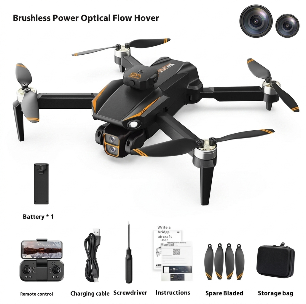 S26 Pro Drone | Dual Camera | Foldable | Brushless Motor