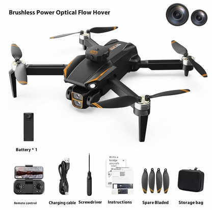 S26 Pro Drone | Dual Camera | Foldable | Brushless Motor