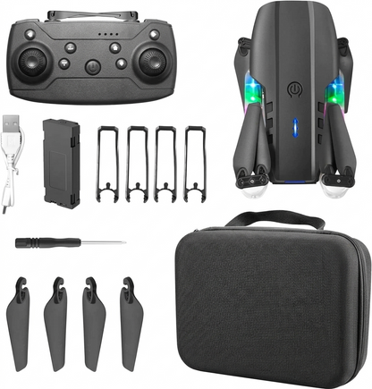 E99D Foldable Drone with HD Camera | WiFi FPV | Altitude Hold