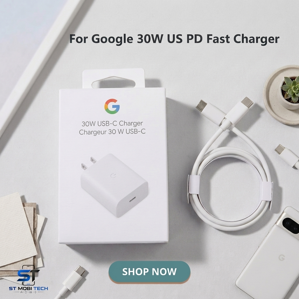Google Pixel 30W Fast Charger | PD Quick Charge Adapter