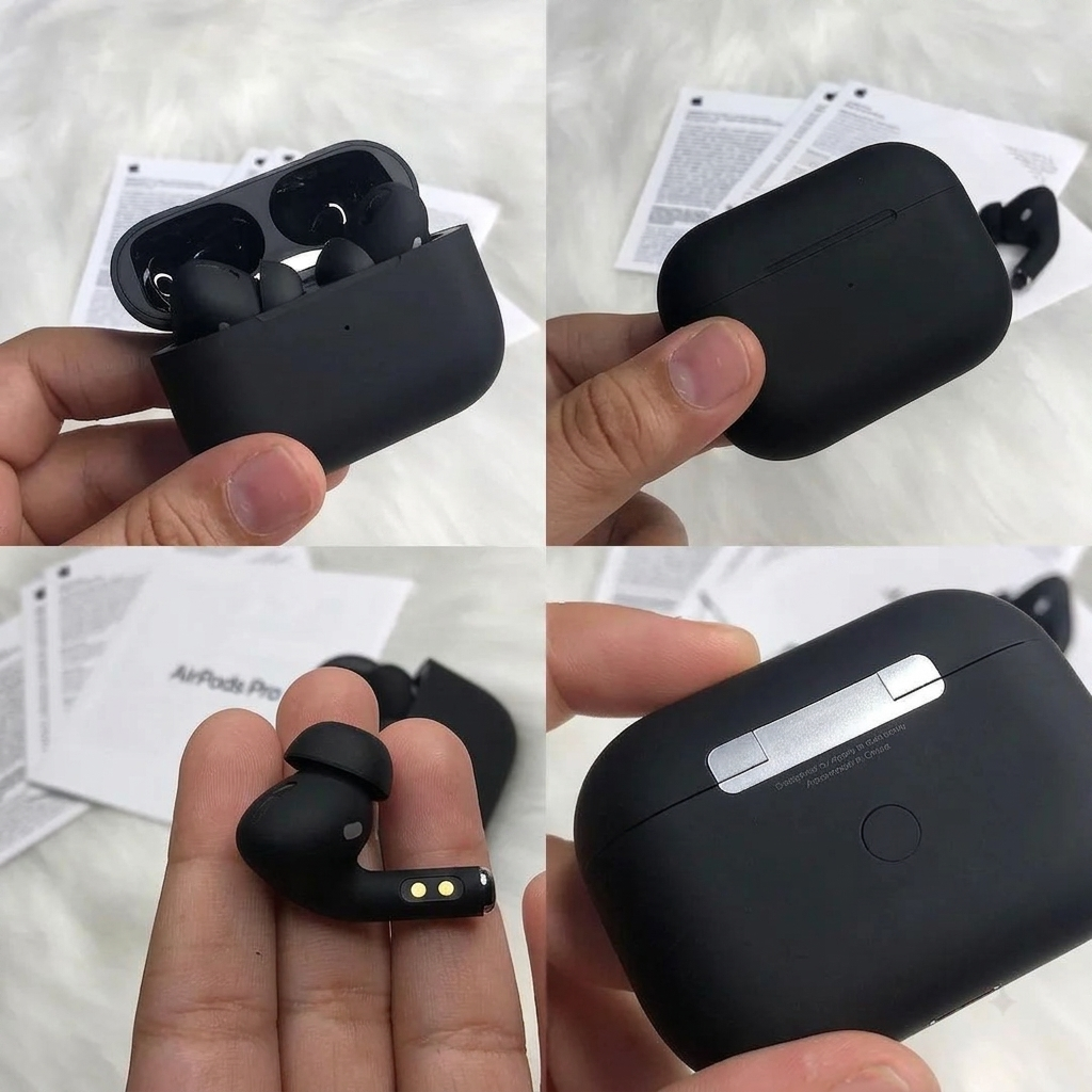 AirPods Pro 2 Black | USB-C Charging | Complete Accessories Set