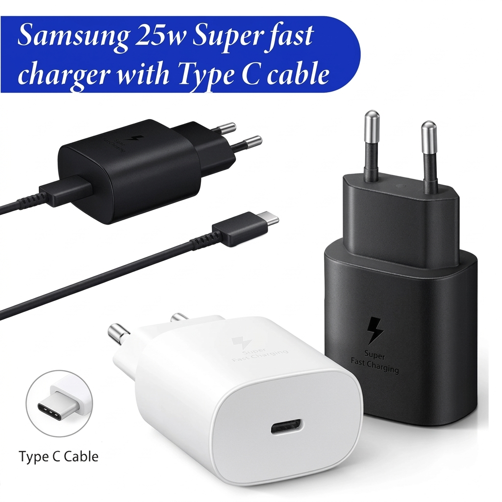 Samsung 25W Fast Charger | Type-C PD Wall Adapter