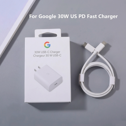 Google Pixel 30W Fast Charger | PD Quick Charge Adapter
