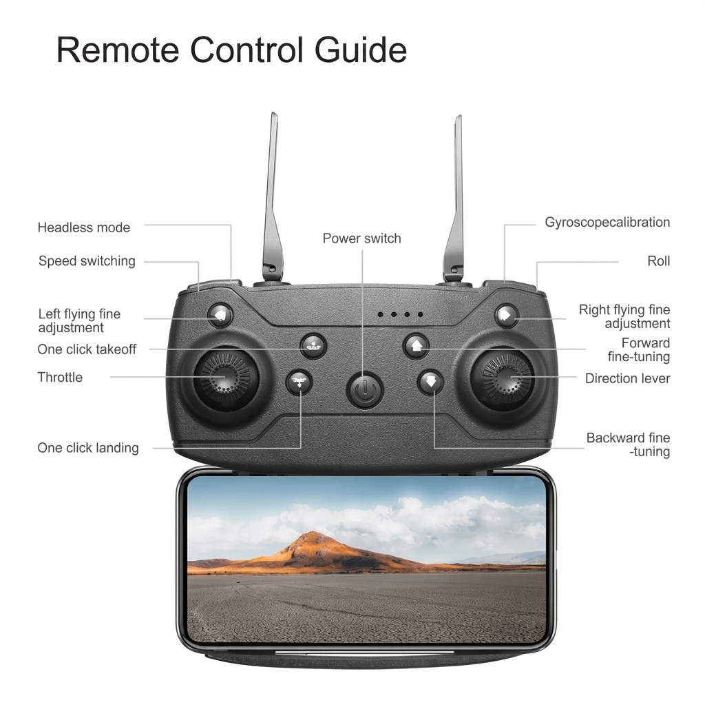 E99D Foldable Drone with HD Camera | WiFi FPV | Altitude Hold