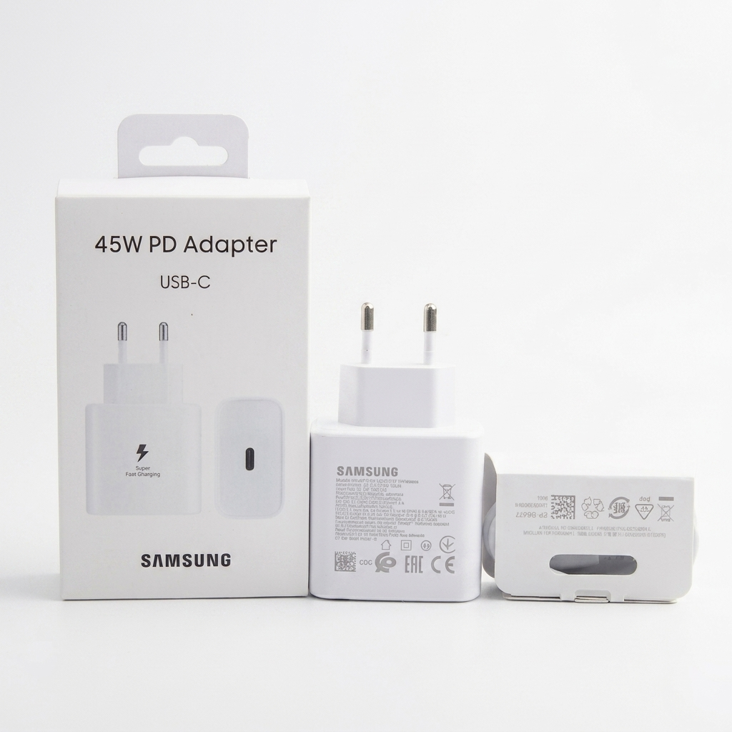 Samsung 45W Super Fast Charger | Type-C PD Charger + Cable