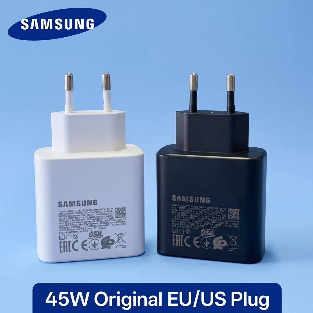 Samsung 45W Super Fast Charger | Type-C PD Charger + Cable