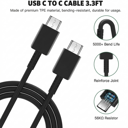 Samsung 45W Super Fast Charger | Type-C PD Charger + Cable